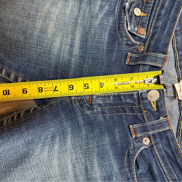 True Religion Blue Jeans with Distinctive Stitching - Picture 8 of 11